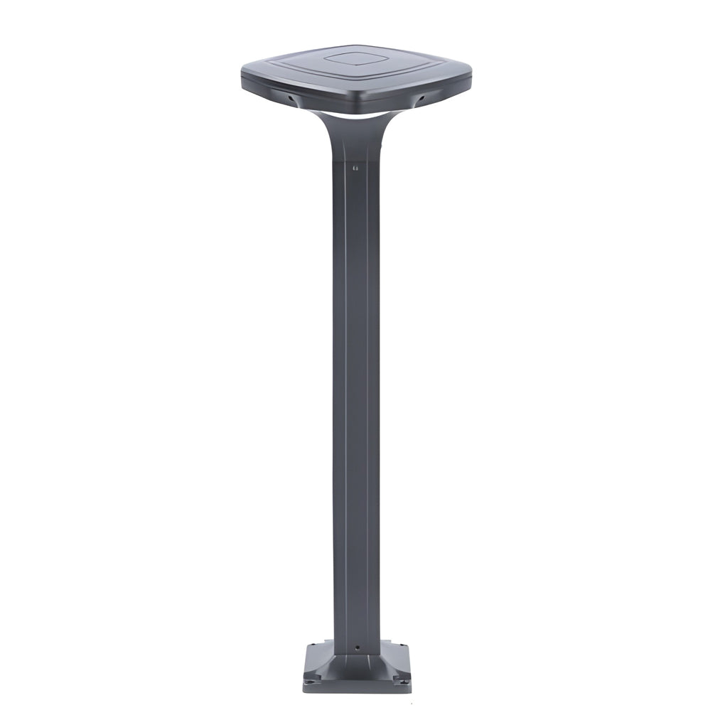 4-Light Square Waterproof LED Outdoor Path Lights - Solar & Hardwired Options - Lamp Outdoor