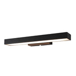 Outdoor Motion Sensor Black Rectangle Wall Light - Lamp Outdoor