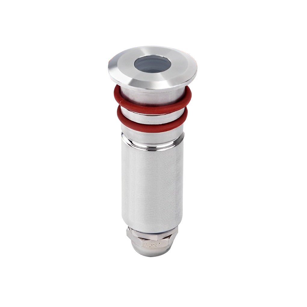 10pcs Silver Polished LED in-Ground Step Lights DC12V Stainless Steel Modern Park Square Lighting - Lamp Outdoor
