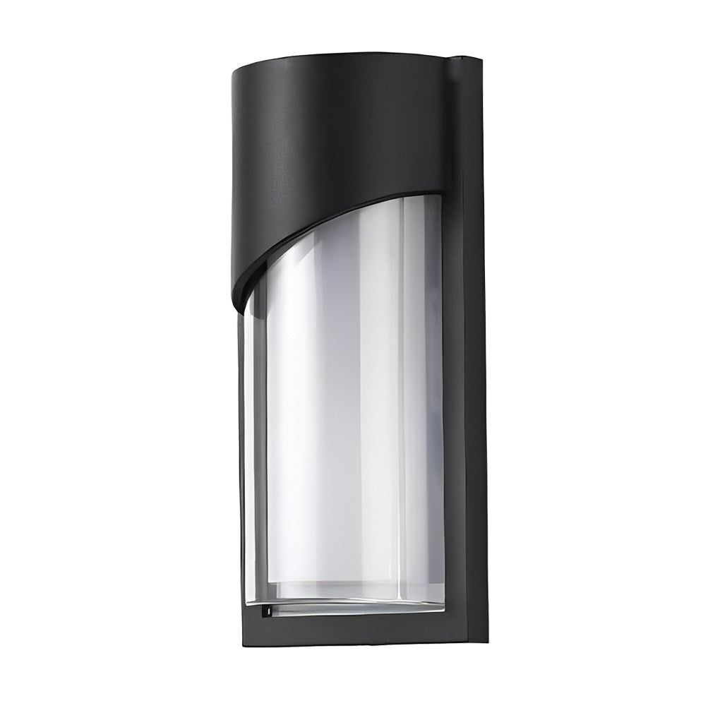 Creative Waterproof LED Black Modern Outdoor Wall Lamp Exterior Lights - Lamp Outdoor