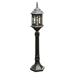 Elegant Slim Post LED Outdoor Post Lights Black/Bronze Pathway Lamps - Lamp Outdoor
