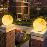Moon-Shaped Outdoor Pier-Mount Pillar Accent Post Light - Lamp Outdoor