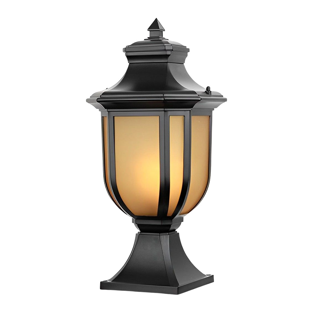 Retro Minimalist Waterproof Aluminum European-style Pillar Lamp Post Lights - Lamp Outdoor
