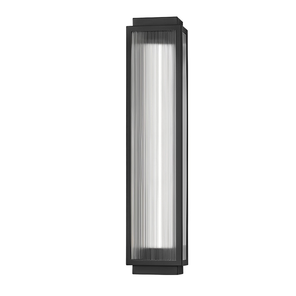 Rectangular Strip Waterproof LED Black Modern Outdoor Wall Lights - Lamp Outdoor