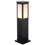 Remote-Controlled Industrial Solar Bollard Lights Waterproof & Square Outdoor Lighting - Lamp Outdoor