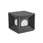 Waterproof Square Creative LED Black Modern Solar Fence Post Lights - Lamp Outdoor