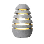 Elegant Egg-Shaped Resin Outdoor LED Lawn Light Waterproof & Modern Lighting - Lamp Outdoor