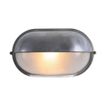 Round Oval Cast Aluminum Glass Waterproof Retro Industrial Wall Lamp - Lamp Outdoor