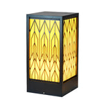 Vintage Waterproof LED Lawn Light Patterned Lampshade, Outdoor Landscape Bollard Lights - Lamp Outdoor