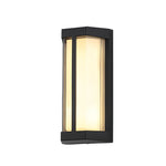 Waterproof Double Acrylic Shade LED Black Modern Outdoor Wall Lights - Lamp Outdoor