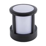 Cylindrical Aluminum LED Waterproof Black Outdoor Fence Post Lights - Lamp Outdoor