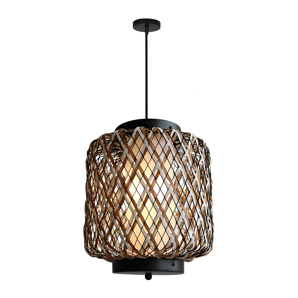 Rattan Waterproof Rustic Modern Outdoor Chandelier Pendants Ceiling Lights - Lamp Outdoor