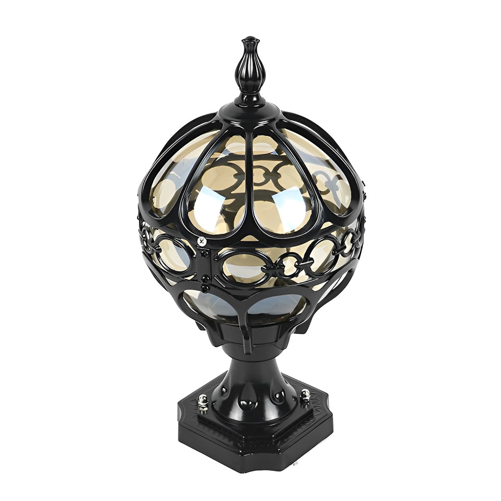 Creative Round Ball Waterproof LED European-style Fence Post Lights - Lamp Outdoor