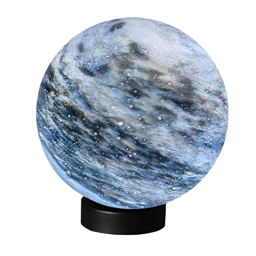 Round Glass Planets Design Waterproof Modern Outdoor Fence Post Lights - Lamp Outdoor