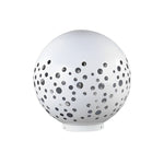 Waterproof Round Metal Hollow White Modern Outdoor Lanterns Lawn Lamp - Lamp Outdoor