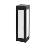Modern Black Solar Bollard Lights Automatic, Waterproof LED Outdoor Lighting - Lamp Outdoor