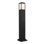 31.49 Inch High Black Aluminum Bollard Path Lights Elegant Square Outdoor Lighting - Lamp Outdoor
