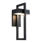 Rectangular Minimalist LED Waterproof Black Modern Outdoor Wall Lamp - Lamp Outdoor