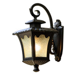 Creative Retro Glass Lantern Waterproof LED European-style Wall Lamp - Lamp Outdoor