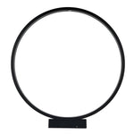 Elegant Circular COB Pathway Light Modern Black Ring Design - Lamp Outdoor