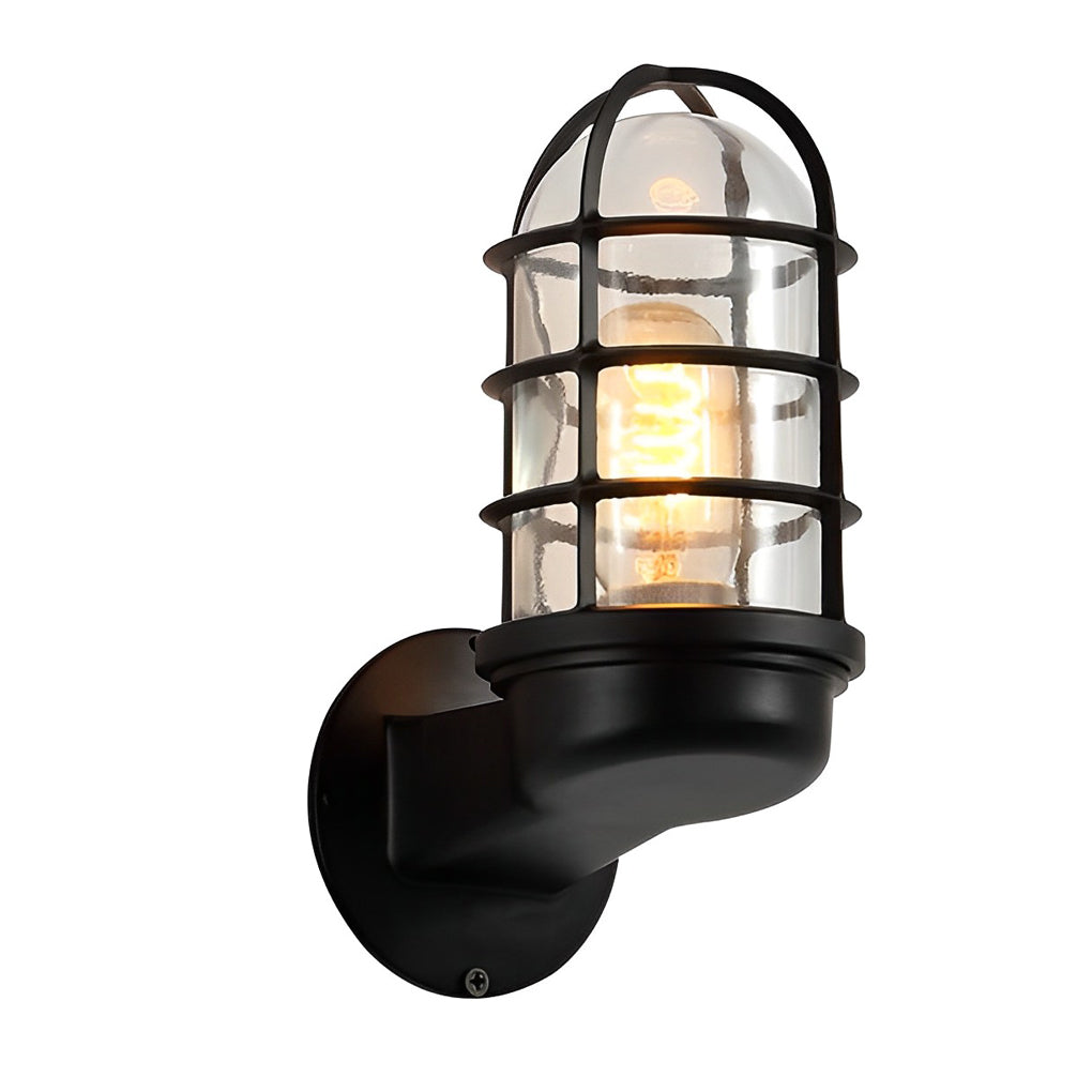 Retro Cage Shape LED 4w Waterproof American-style Outdoor Wall Lamp - Lamp Outdoor