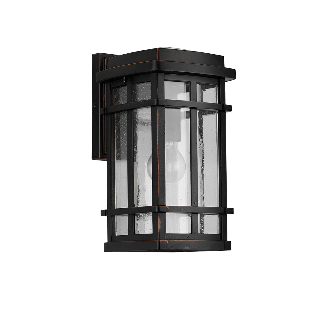 Retro Simple Waterproof Bubbles Glass Shade Modern Outdoor Wall Light - Lamp Outdoor