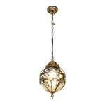 Waterproof Retro Aluminum Glass Ball American Style Outdoor Chandelier - Lamp Outdoor