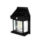 Tungsten Bulb Solar Wall Lanterns Dusk to Dawn Motion Senor Lighting - Lamp Outdoor