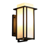 Square Waterproof LED Black Retro Outdoor Wall Lamp Exterior Lights - Lamp Outdoor