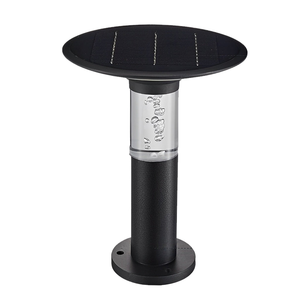 Solar Path Lights with Innovative Round Top Disk Down Lighting and Bubble Design - Lamp Outdoor