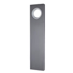 Sleek Black Modern Outdoor Pathway Bollard Lights with Unique Round Hole Feature - Lamp Outdoor