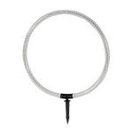 Sleek Ring LED Lawn Lamp Modern Waterproof Solar Landscape Lighting - Lamp Outdoor