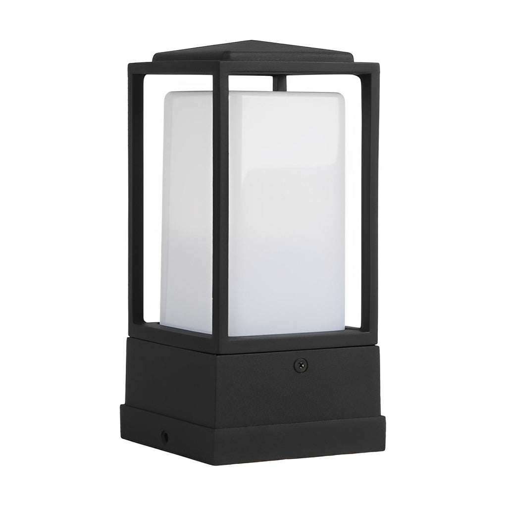 Aluminum Cubic Lawn Lantern 110V Low Voltage LED Waterproof Landscape Lighting - Lamp Outdoor