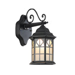 Retro Waterproof Dimmable LED Solar Wall Lamp with Remote Exterior Lights - Lamp Outdoor