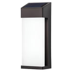 2 Pcs Rectangular LED Light-controlled Waterproof Outdoor Solar Sconce Lighting - Lamp Outdoor