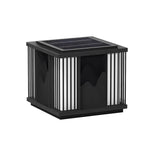 Waterproof LED Mountain Scenery Black Modern Solar Post Caps Lights - Lamp Outdoor