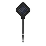 Modern Circular Black Solar LED Lawn Light - Lamp Outdoor