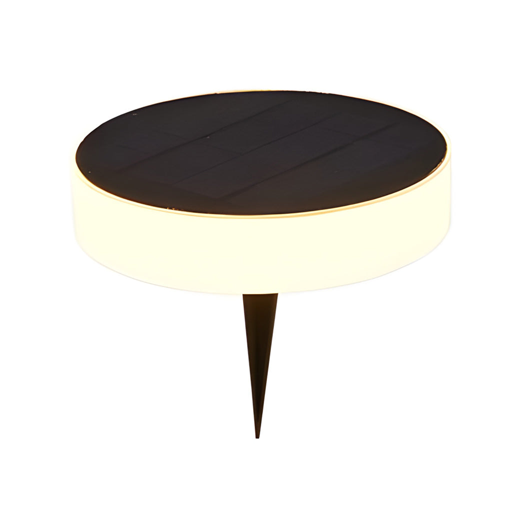 Seamless Solar Disk Lights Elegant LED Ground Lighting for Outdoor Landscapes - Lamp Outdoor