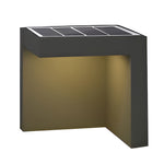 Half-Cut Rectangular Fixture Modern Outdoor Path Light in Gray, LED 4.5W, IP54 Waterproof - Lamp Outdoor