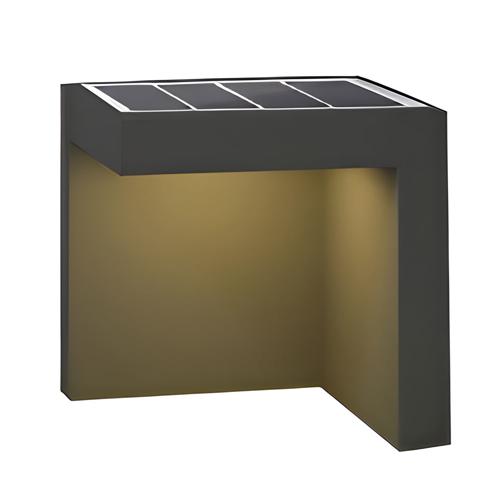 Half-Cut Rectangular Fixture Modern Outdoor Path Light in Gray, LED 4.5W, IP54 Waterproof - Lamp Outdoor
