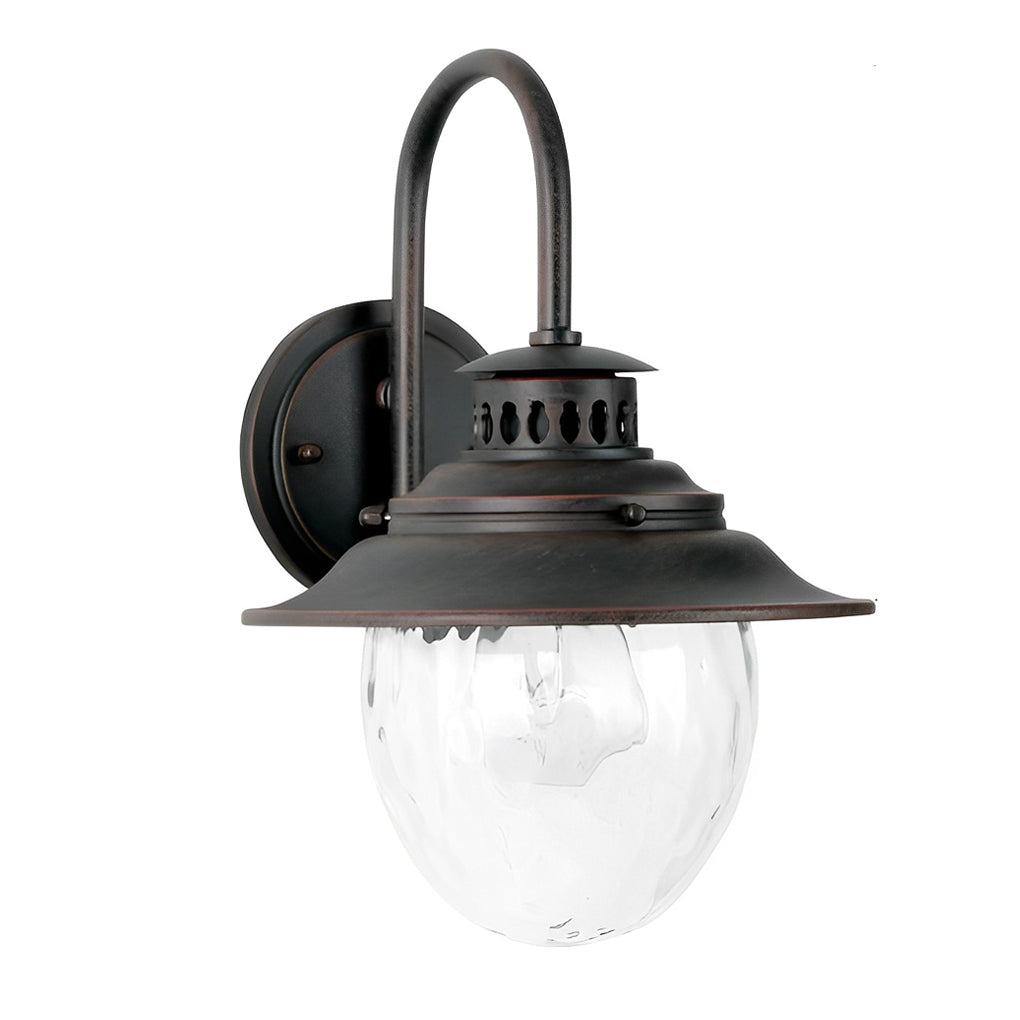 Creative Glass Metal LED Waterproof Modern Outdoor Wall Lamp Wall Sconce Lighting - Lamp Outdoor