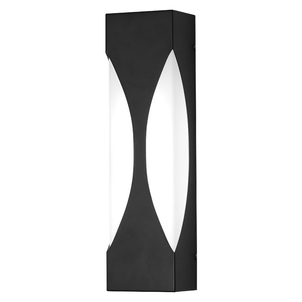 Creative Rectangular Waterproof LED Black Modern Outdoor Wall Sconce Lighting - Lamp Outdoor