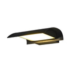 Curved Outdoor Waterproof LED Black Modern Minimalist Wall Lamp Exterior Lighting - Lamp Outdoor