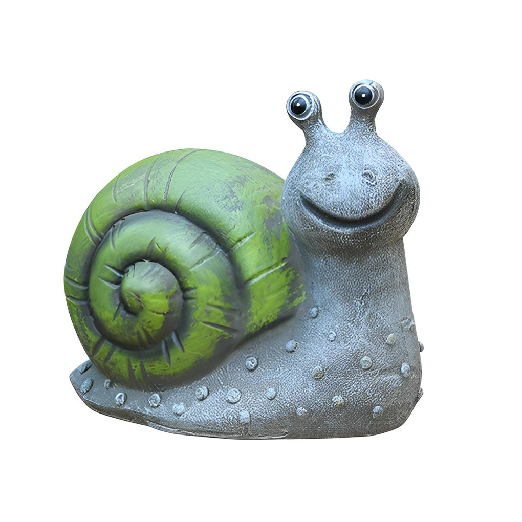 Resin Small Animal Dog Rabbit Snails Owl LED Modern Solar Lights Garden Lamp - Lamp Outdoor