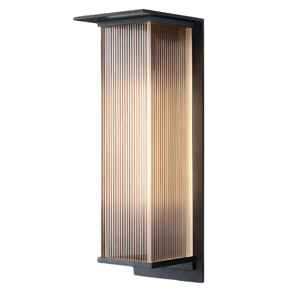 Rectangular Waterproof LED 3w Modern Outdoor Solar Wall Sconces Lighting - Lamp Outdoor