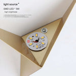 Calno Metal Modern LED Wall lamps for Bedroom, Triangle - Lamp Outdoor
