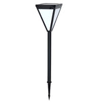 Sleek Solar LED 2.6W Pathway Post Light Outdoor Waterproof Lighting - Lamp Outdoor