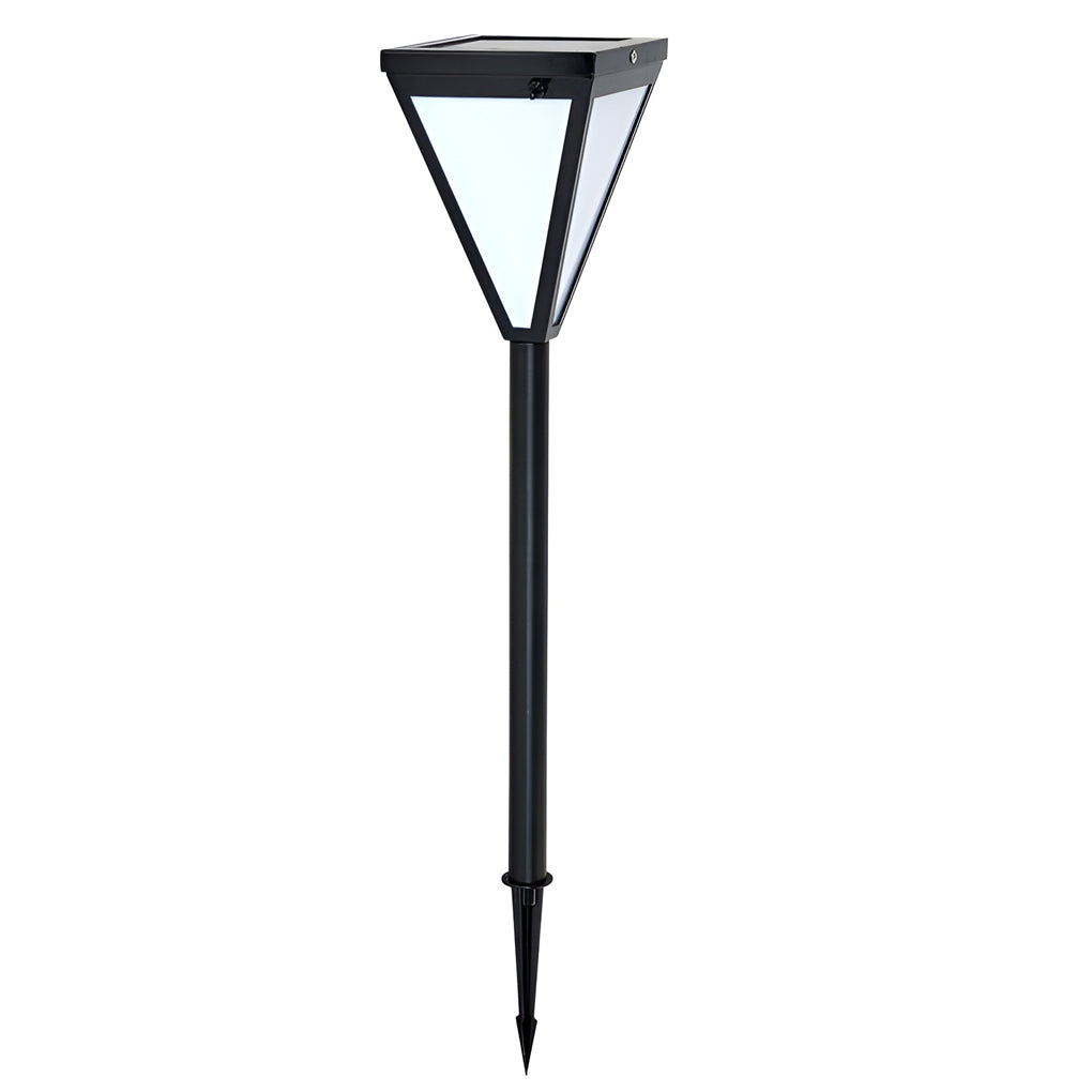 Sleek Solar LED 2.6W Pathway Post Light Outdoor Waterproof Lighting - Lamp Outdoor