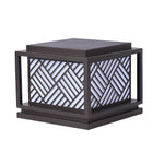 Square Waterproof LED Modern Outdoor Solar Post Caps Lights Pillar Light - Lamp Outdoor
