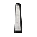 Striped Acrylic Waterproof LED Black Modern Outdoor Wall Lights Fixture - Lamp Outdoor